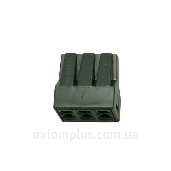 773-306 Wago чорного кольору (на 6 контактів) (перетин до 2,5мм²) , I<sub>n</sub>=24А