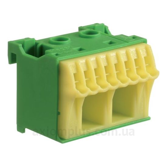 KN10E Hager желто-зеленого цвета (на 10 контактов) (S <sub>провода</sub> до 16мм&sup2;)