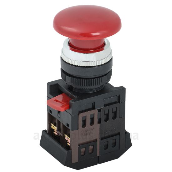 Кнопка IEK AEА-22 (BBG30-AEA-K04) червоного кольору