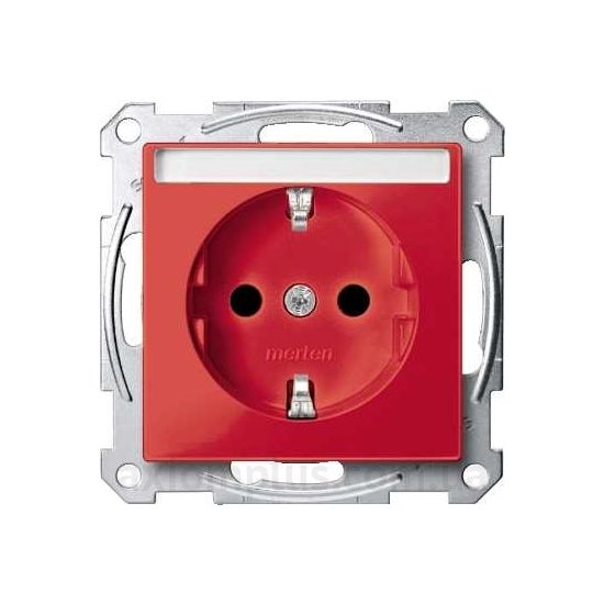 Изображение Schneider Electric из серии Merten System M MTN2302-0306 рубинового цвета