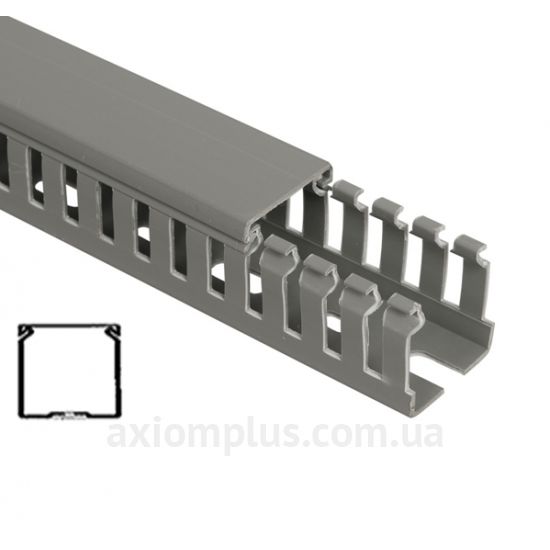 Перфорированный кабель канал 60ммх60мм серого цвета от производителя IEK (CKM50-060-060-1-K03) фото