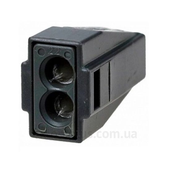 СМК 773-302 IEK серого цвета (на 2 контакта) (S <sub>кабеля</sub> до 2,5мм&sup2;) , I<sub>n</sub>=24А