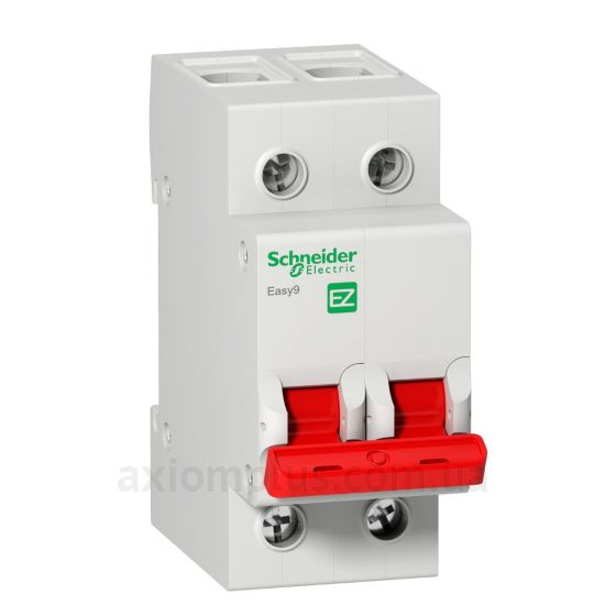 Модульний рубильник 2P вимикач навантаження 0-1 на 40А Schneider Electric EZ9S16240