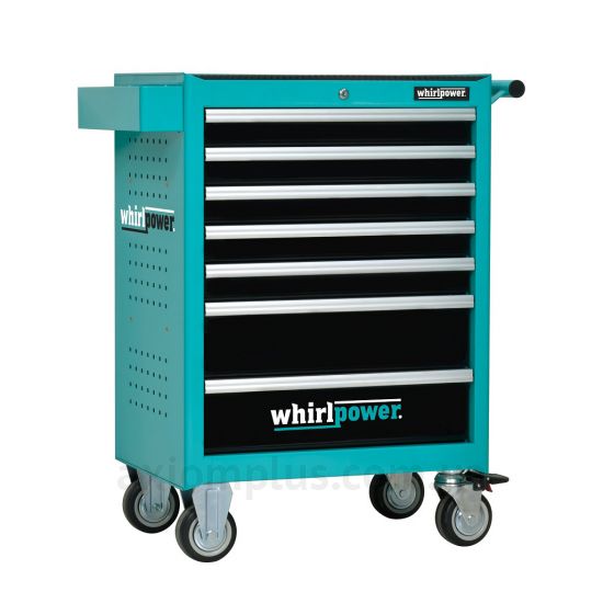 Изображение набора инструментов Whirlpower 223292в металлическом кейсе синего цвета