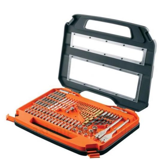 Фото набора инструментов Black&amp;Decker A7153в пластиковом кейсе оранжевого цвета