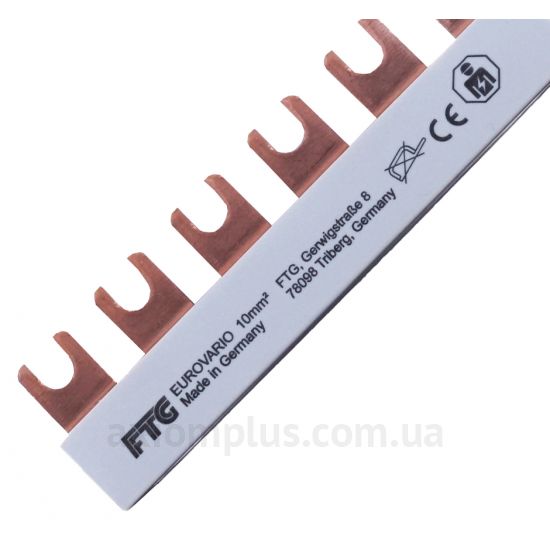 Шина FTG KVK ES 10610 FORK 1P (6 контактов) (белый цвет) фото