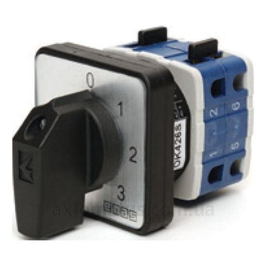 Кулачковый 4P переключатель нагрузки амперметра на 10А EMAS PSA010OK426S