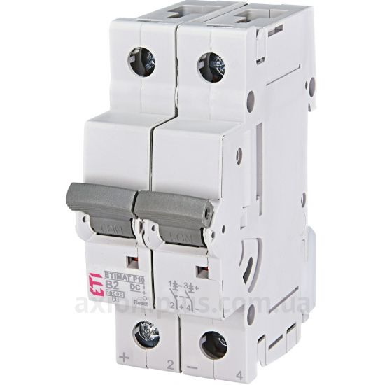 Зображення ETI ETIMAT P10/R-DC 2p C 10A (10kA) (691021100)