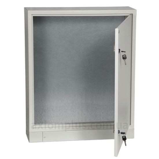 Фото серый монтажный шкаф IEK ЩМП 6.6.1-0-36 размер 600х600х150мм