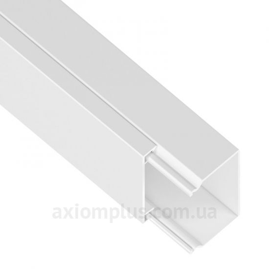Настенный кабель канал 40ммх25мм белого цвета от производителя Aks (MKE 40х25) фото