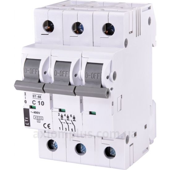 Фото ETI ST-68 3p C 10А (4.5 kA) (2185314)