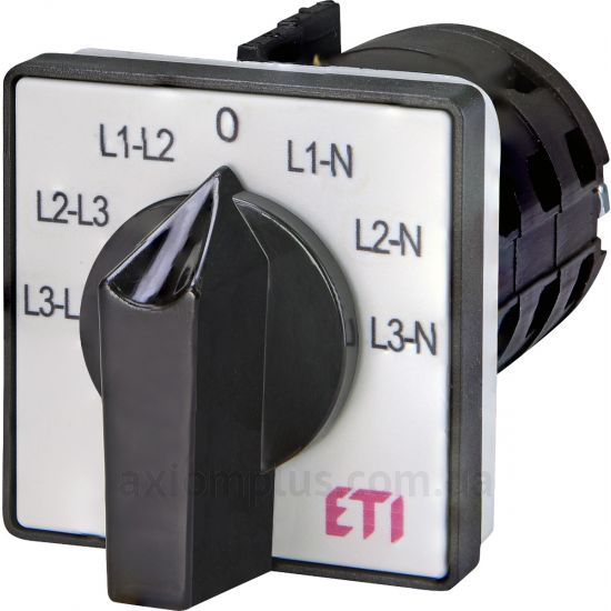 Кулачковый переключатель нагрузки вольтметра на 25А ETI 4773090