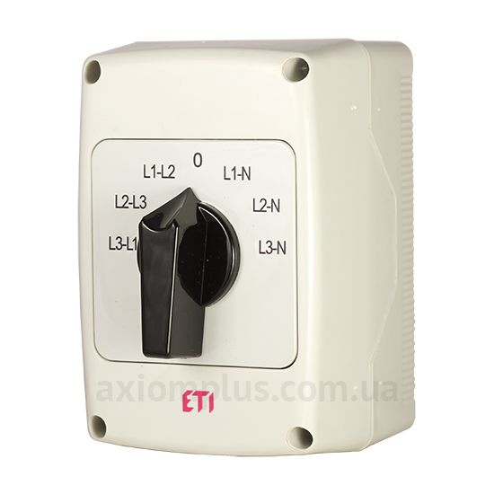 Корпусный кулачковый переключатель нагрузки вольтметра на 32А ETI 4773203