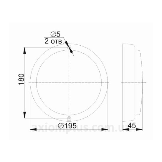 Светильник LED IEK ДПО 4004 (18Вт) IP54 4000K в интернет магазине ...