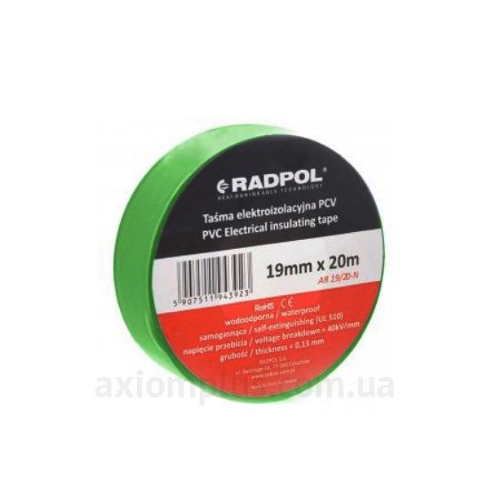 Изолента зеленого цвета Radpol 0,13х19мм (AR19/20-T )