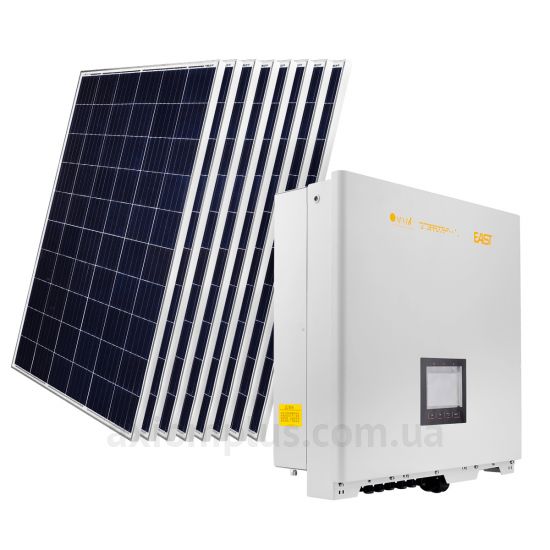 Солнечная электростанция на 15кВт из 54шт фотомодулей 88,3м&sup2; с инвертором LogicPower OMNIK 15kW