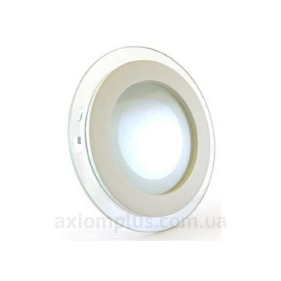 Круглый светильник белого цвета Motoko MTK-455/1 Glass Rim-6-4000 455/1 фото