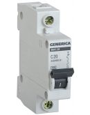 Автоматический выключатель Generica MVA25-1-020-C ВА47-29 20А 4,5кА (C)