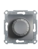 Поворотный светорегулятор Schneider Electric Asfora EPH6500162 с подсветкой (сталь)
