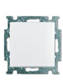 Однокнопочный выключатель ABB Basic 55 2CKA001012A2184 2006/1 UC-96-507 (белый шале)