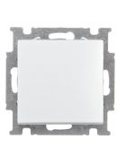 Однокнопочный проходной выключатель ABB Basic 55 2CKA001012A2189 2006/6 UC-96-507 (белый шале)