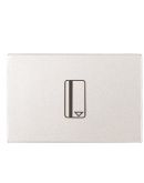 Однокнопочный карточный выключатель ABB Zenit 2CLA221410N1101 N2214.1 BL (белый)