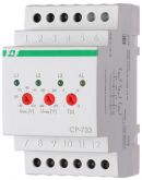 Реле контроля фаз F&F CP-733 150-270В 3х16А