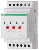 Реле контроля фаз F&F CP-734 150-270В 3х16А