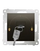 Кнопочный выключатель Kontakt Simon Simon 54 Premium DPZK.01/46 с ключом (временный) на три положения (бронза)