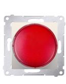 Светодиодный светорегулятор Kontakt Simon Simon 54 Premium DSS2.01/41 230В (красная индикация) (кремовый)