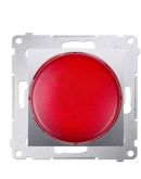 Светодиодный светорегулятор Kontakt Simon Simon 54 Premium DSS2.01/43 230В (красная индикация) (серебро)