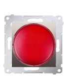 Світлодіодний світлорегулятор Kontakt Simon Simon 54 Premium DSS2.01/44 230В (червона індикація) (золото)
