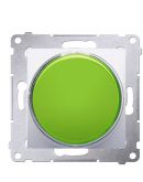 Світлодіодний світлорегулятор Kontakt Simon Simon 54 Premium DSS3.01/11 230В (зелена індикація) (білий)