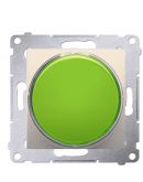 Світлодіодний світлорегулятор Kontakt Simon Simon 54 Premium DSS3.01/41 230В (зелена індикація) (кремовий)