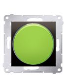 Світлодіодний світлорегулятор Kontakt Simon Simon 54 Premium DSS3.01/48 230В (зелена індикація) (антрацит)