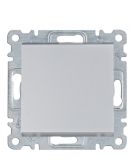 Однополюсный выключатель Hager WL0012 Lumina 10АХ/230В (серебристый)