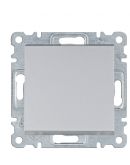 Універсальний вимикач Hager WL0022 Lumina 10АХ/230В (сріблястий)