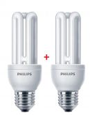 Комплект энергосберегающих ламп Philips 8717943898602 Genie (1+1) E27 14Вт 2700К 220-240В