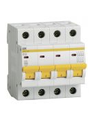 Автоматический выключатель IEK MVA20-4-032-D ВА47-29 4P 32A 4,5кА х-ка D