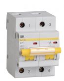 Автоматический выключатель IEK MVA40-2-020-D ВА47-100 2Р 20А 10кА х-ка D