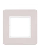 Пластиковая рамка Berker 10116152 1Х Q.7 для выключателя (розовый кварц)