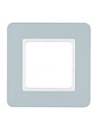 Пластикова рамка Berker 10116155 1Х Q.7 для розетки (синя галька)