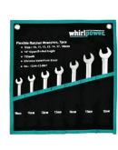 Набор трещеточных ключей Whirlpower 1244-13-B07 (23632) 10-19мм (7шт в чехле)
