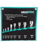 Набор трубчатых ключей Whirlpower 1244-41-B08 (23437) 6-22мм (8шт в чехле)
