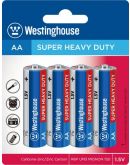 Солевая батарейка Westinghouse R6P-BP4 Super Heavy Duty AA/R6 4шт в блистере
