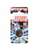 Литиевая батарейка Maxell 11238500 CR2032 1шт