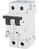 Автоматический выключатель Eti ETIMAT 10 2p D 1А 10кА (2153704)