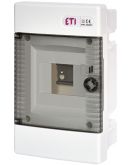 Встраиваемый щит Eti ECM 4 PT 4 модуля прозрачная дверь (1100142)