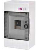 Наружный щит Eti ECT 4 PT 4 модуля прозрачная дверь (1100140)