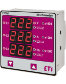 Цифровой регистратор электрических параметров Eti EDM 96x96мм 40-300В AC/DC (4805419)